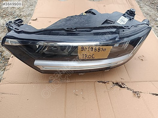 VOLKSWAGEN T-ROC SOL ÖN FAR OEM 90198870 ÇIKMA ŞÖKME YEDEK PARÇA