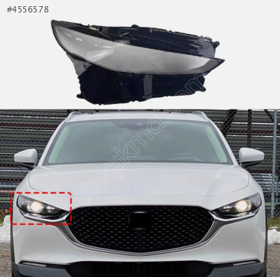 MAZDA CX3 SIFIR SAĞ FAR CAMI 2019-2023