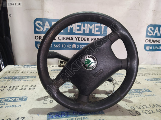 ÇIKMA SKODA OCTAVİA A4 KASA DİREKSİYON AİRBAG SÜRÜCÜ AİRBAG