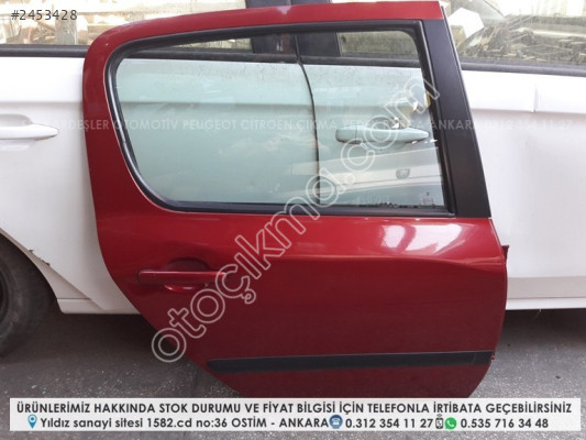 peugeot 307 çıkma arka kapı