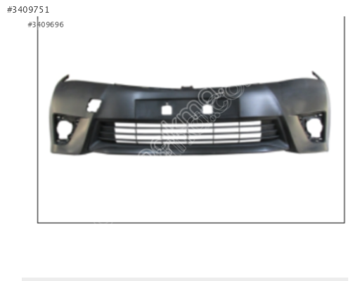 TOYOTA COROLLA, IZGARALI ÖN TAMPON -2013-2016?