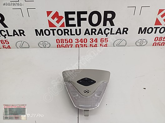 TOYOTA CHR SIFIR ORJİNAL TAVAN İÇ AYDINLATMA OEM:81260-F4061-B0