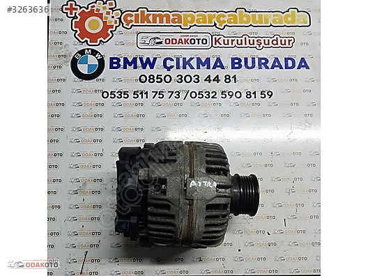 0124325163 Opel Astra 1.6 1.8 Çıkma Şarj Dinamosu Orj