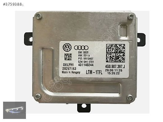 VOLKSWAGEN GOLF 7 CADDY 15 20 LED FAR BEYNİ 4G0907697J