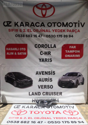 2020-2024 TOYOTA YARIS ÇIKMA ORJINAL SOL FAR