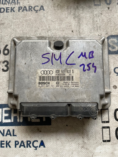 ÇIKMA AUDI A4 1.9TDİ 038 906 018 S 038906018S MOTOR BEYNİ
