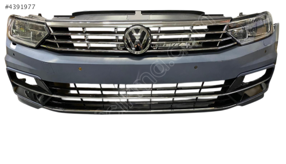 VW PASSAT B8 R LİNE 2018 ÖN TAMPON SİS KAPAĞI IZGARA PANJUR SET