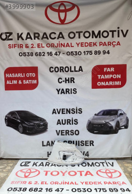 2020-2025 TOYOTA PROACE CİTY ÇIKMA ORJİNAL TAMPON KÖŞESİ