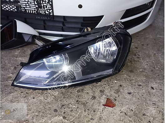 VOLKSWAGEN GOLF 7 SAĞ SOL FAR HATASIZ ORJİNAL SÖKME