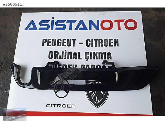 Peugeot 208 arka tampon difüzör