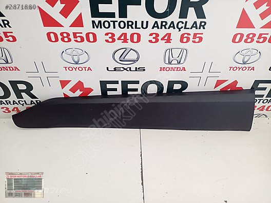 TOYOTA C-HR SOL ÖN KAPI ALT PLASTİĞİ ÇIKMA ORJİNAL 2016-2022