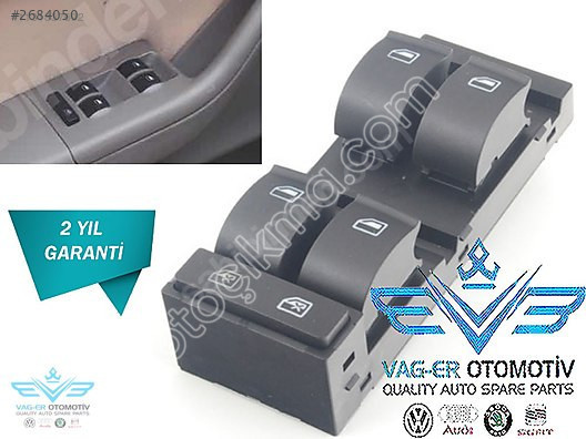 AUDİ A3 1997-2003 ÖN SOL CAM AÇMA KAPAMA DÜĞMESİ DÖRTL 4B095