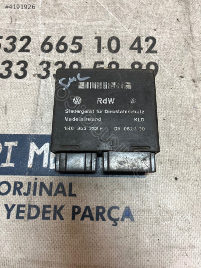 ÇIKMA VW GOLF 3 1H0 953 233 F 1H0953233F IMMOBILİZER BEYNİ