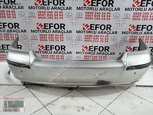 TOYOTA AVENSİS ARKA TAMPON ÇIKMA ORJİNAL PARÇA 2002-2008