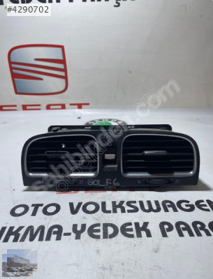 VW GOLF 6 KALOİFER KLİMA MENFEZİ IZGARASI ORTA ORJİNAL ÇIKMA GOL