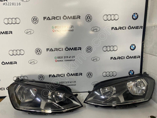 VW GOLF 7 SAĞ SOL ÖN FAR ORJİNAL