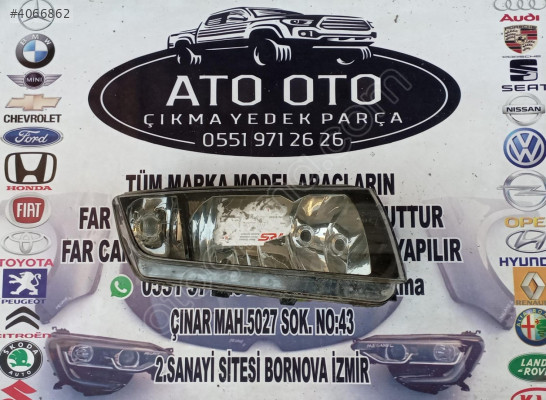 SKODA FABİA ORJINAL CIKMA SAĞ FAR