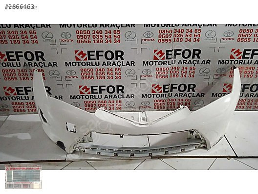 TOYOTA AURİS ÖN TAMPON ÇIKMA ORJİNAL YEDEK PARÇA 13-15
