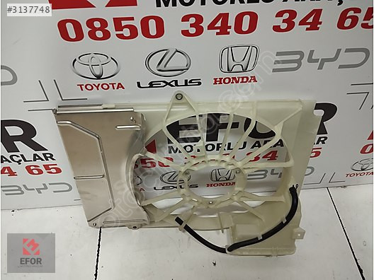 TOYOTA YARİS SIFIR ORJ FAN RADYATÖR 00-06 OEM NO: 16711-0J020