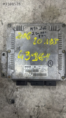 Peugeot 206 2.0 HDI Motor Beyni EDC15C2 70 0281010594 9642013980