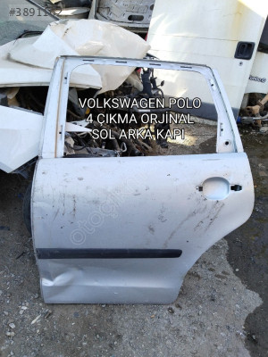 VOLKSWAGEN POLO ÇIKMA ORJİNAL SOL ARKA KAPI 2002-2010