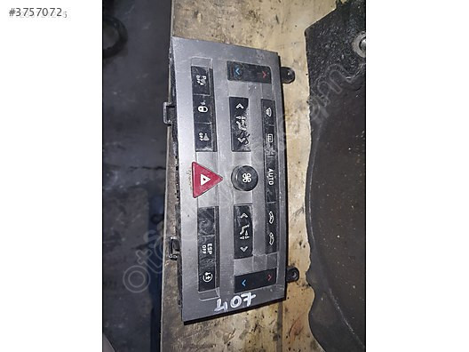 PEUGEOT PEJO 407 KLİMA KALORİFER KONTROL DÜĞMESİ
