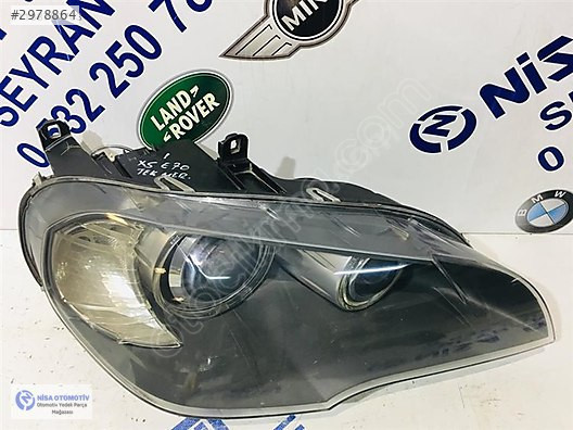 BMW X5 SERİSİ E70 KASA SAĞ FAR MAKYAJSIZ XENON ORJ ÇIKMA 7161588