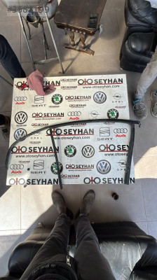 Volkswagen Passat b8.5 b8 sol arka kapı cam çerçeve fitili