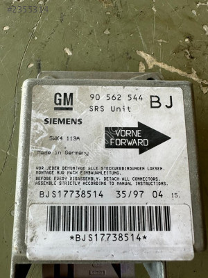 OPEL ASTRA F AİRBAG BEYNİ 90562544
