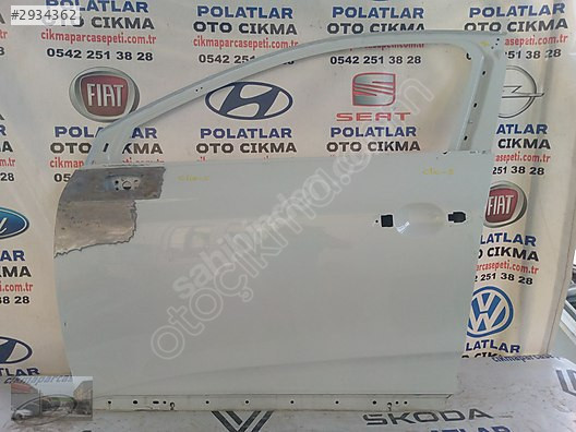 Renault Clio 5 sol ön kapı beyaz orijinal