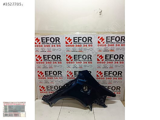 TOYOTA COROLLA SOL ARKA ÇAMURLUK ÇIKMA ORJİNAL YEDEK PARÇA