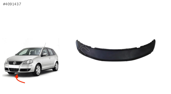 6Q0805903B VW POLO 05-09 ÖN TAMPON SPOYLERİ