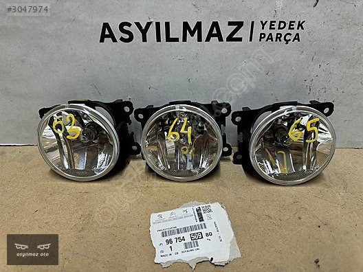 PEUGEOT 208 SİS FARI ORJİNAL SIFIR 9675450980
