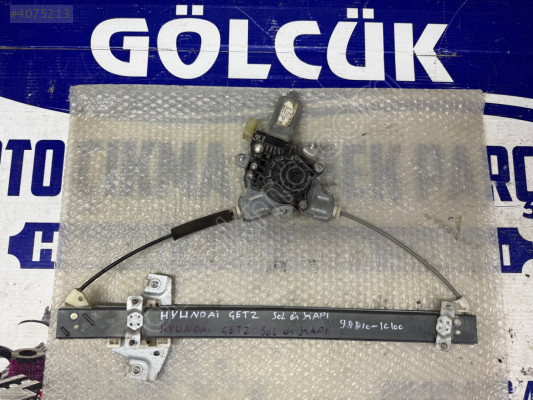 98810-1C100 Hyundai Getz Sol Ön Kapı Cam Motoru/Krikosu ORJ