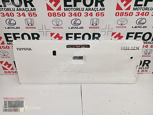 TOYOTA HİLUX BAGAJ KAPAĞI ÇIKMA ORİJİNAL PARÇA 2005-2014