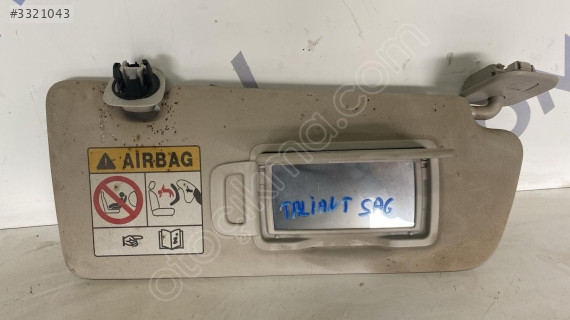 renault taliant sağ sol güneşlik (adet) (son fiyat)