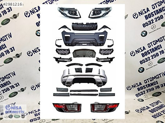 RANGE ROVER EVOQUE 2011-2015 İÇİN 2016  FACELIFT BODY KİT SIFIR