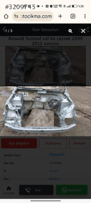 Renault cilio sembol  sol on cegrek sase