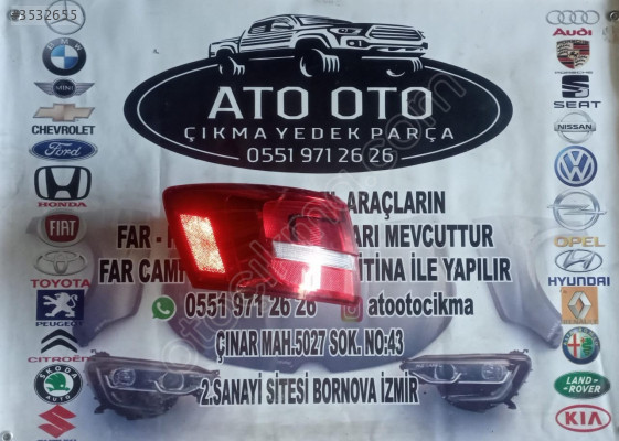 VOLKSWAGEN JETTA ORJİNAL CIKMA SOL STOP