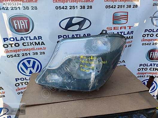 Mercedes Sprinter w 906 ön sol far makyajlı kasa Orjinal