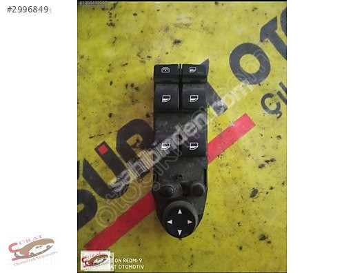 BMW E60 ÇIKMA SOL KAPI CAM DÜĞMESİ ORİJİNAL