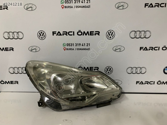 OPEL CORSA ÖN SAĞ FAR ORJİNAL