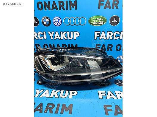 WOLKSWAGEN GOLF 7 XENON SAĞ ÖN FAR ÇIKMA ORİJİNAL TEMİZ