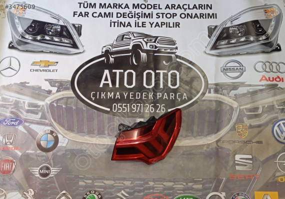 AUDİ Q3 19 SONRASI ORJİNAL ÇIKMA SAĞ STOP