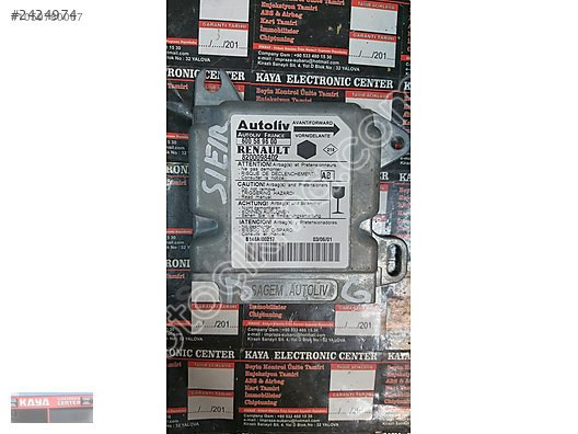 8200098402 600589600 RENAULT CLİO AİRBAG BEYNİ