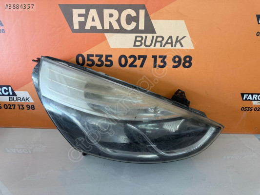 CLİO 4 FAZ 1 NİKELAJLI SAĞ FAR ORJİNAL