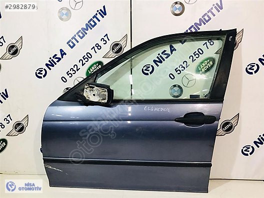 BMW 3 SERİSİ E46 KASA SOL ÖN KAPI DOLU ORJ ÇIKMA 41517034151