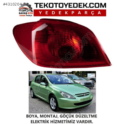 PEUGEOT 307 ARKA STOP SAĞ SOL 2001 VE ÜZERİ / KAMPANYA