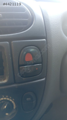 renault megane 1 dörtlü flaşör düğme