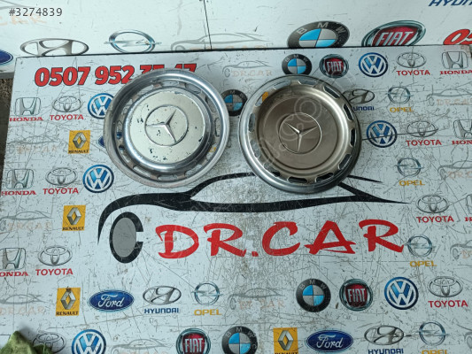 MERCEDES W108-W115-W116-W123 JANT KAPAĞI 2 ADET ORJİNAL